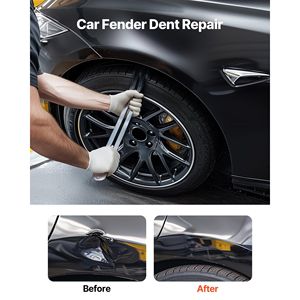 Paintless Car <b>Dent</b> <b>Puller</b> Kit Auto Fender Damage Repair Tool with Lifter Curved Rod Crowbar Rubber Hamm Body Repair Equipment - Product Image 2