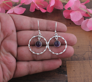 925 <b>Sterling</b> <b>Silver</b> Gold Plated Blue Lace Agate Water Drop Vintage Earrings | Wholesale Handcrafted Earrings - Product Image 4