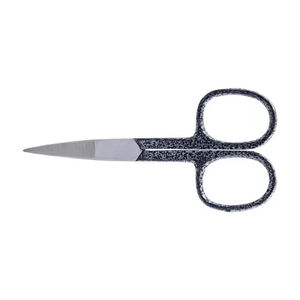 Ciseaux à cuticules professionnels en acier inoxydable, lames droites et courbées, argent et noir, pour usage domestique - Product Image 6