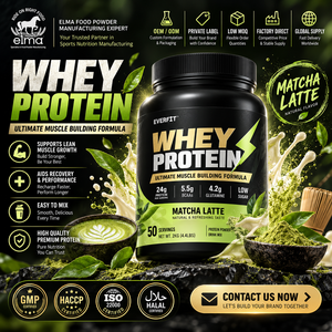 Private Label Vanilla Whey <b>Protein</b> <b>Powder</b> Supplier Malaysia Custom Brand WPC Shake OEM Manufacturing Adult Muscle Growth 20-29g - Product Image 1