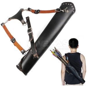 Premium Leather Archery <b>Quiver</b> Lightweight Durable Design Adjustable Strap Outdoor Practice And Hunting Use Equipment - Product Image 2