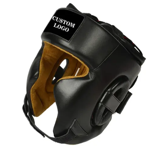 High Quality Custom Logo Full Face Leather Rubber Eco-Friendly <b>Dummy</b> Head Guard Kickboxing Safety Training Gear Wholesale All - Product Image 3