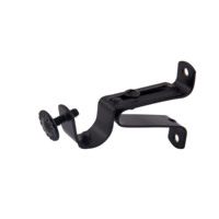 Support extensible direct usine pour tringle à rideau métallique, accessoires de quincaillerie pour rideaux, vente en gros