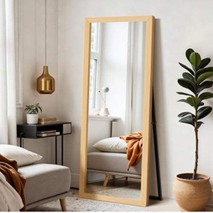 Home Modern Handmade Wood Frame Decorative <b>Rectangle</b> <b>Wall</b> <b>Mirror</b> - Product Image 6