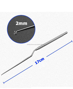 Gancho de Acero Inoxidable WPS para Eliminar Cera de Oídos, Herramienta Recta Tipo Pistola para Cerumen, Otoscopio ENT, Instrumento Quirúrgico para Limpieza Hospitalaria - Product Image 3