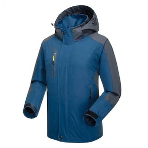 Veste coupe-vent pour homme en polyester/coton, demi-zip, poche avant, style streetwear, impression de logo personnalisée, veste d'hiver - Product Image 5