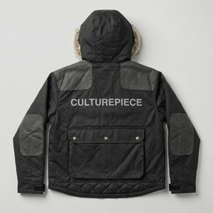 Parka d'hiver à capuche avec garniture en fourrure |   Veste de chasse et de plein air |   Fabricant OEM de Marque Privée Personnalisée - Product Image 2