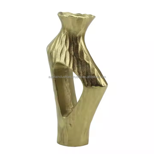 Stylish Modern Antique Aluminum Flower <b>Vases</b> Elegant Coastal Design Decorations Most Popular <b>Floor</b> <b>Vase</b> by Azora Industries - Product Image 3