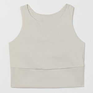 Soutien-gorge de sport en tricot hygroscopique et anti-transpiration, style européen et américain, pour yoga et fitness - Product Image 6