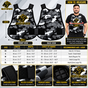 Chaleco de Entrenamiento con Logotipo Personalizado, Camuflaje, Fabricante OEM de Pakistán, Protector de Pecho Deportivo, Ropa Deportiva de Alto Rendimiento para Equipos - Product Image 2
