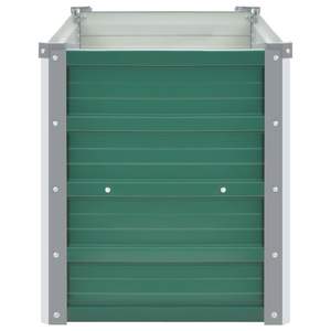 Jardinières et pots surélevés durables en acier galvanisé vert, 39,4 x 15,7 x 17,7 pouces - Product Image 4