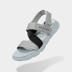 Sandales d'été unisexes à fermeture auto-agrippante, semelle légère grise, brides noires, nouveau modèle, bout ouvert, style décontracté - Product Image 2