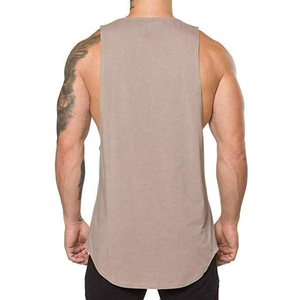 Professional Design Quick Dry Gym Fitness Tank Top <b>Vests</b> for Men Blank Solid Color <b>Stringer</b> Male T-Shirts Casual Sleeveless Top - Product Image 4