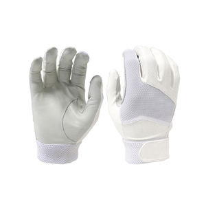 Guantes de Bateo de Béisbol de Cuero, Duraderos y Ligeros para Entrenamiento y Juegos, Agarre Antideslizante, Diseño Transpirable, Logotipo Personalizado OEM - Product Image 2