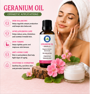 Standard / Customized Packaging 1 KG Geranium Essential Oil - For Beauty & Fragrance Formulations - Bulk Manufacturer from India - Product Image 6