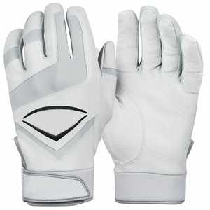 Red <b>White</b> Leather Batting Gloves Full Finger Baseball Training Gloves Adjustable Wrist Strap for Sports - Product Image 4
