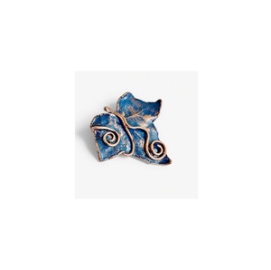 Pendentif pieuvre en laiton fait main 2027 pour femme, bijou de Nouvel An, cadeau de Noël, pendentif de créateur italien finition brillante - Product Image 2