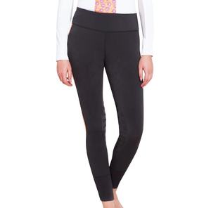 Pantalones de Montar de Cintura Alta para Mujer, Largos, de Punto, Spandex y Nailon, con Bolsillos, Transpirables, Color Sólido, Cierre de Botón, 240g 2026 - Product Image 3