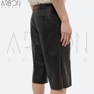 Shorts en cuir pour hommes, entièrement personnalisés, fabriqués à la main, nouvelle arrivée, qualité supérieure, légers, durables, au meilleur prix, style le plus récent - Product Image 5