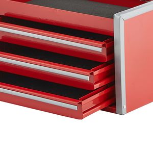 Cassetta Portautensili Portatile in Metallo da 8,6 Pollici, 3 Cassetti, Rivestimenti in EVA, Piedini in PP, Personalizzabile OEM - Product Image 2
