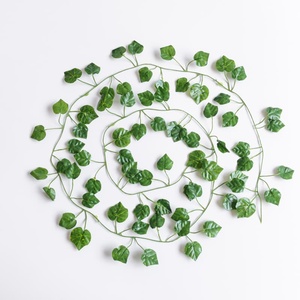 Decoración de Interior para Boda y Navidad/Halloween, Hiedra Artificial Colgante de Pared, Flores Realistas Impermeables - Product Image 5