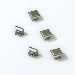 Tiradores de Gabinete Minimalistas Contemporáneos de Aleación de Zinc Cepillado, Herrajes Ecológicos y Duraderos para Cajones de Cocina y Baño - Product Image 1