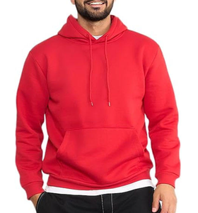 Sweat-shirt à capuche en coton mélangé, coupe classique, poids lourd, unisexe. - Product Image 2