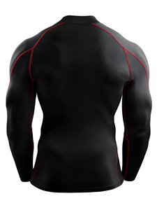 Men Compression <b>Tops</b> Sports Gym Quick Dry T-shirt Mens <b>Thermal</b> Tights Fitness Shirt Base <b>Top</b> with Different Pattern Cutting - Product Image 6