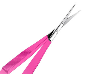 Spring Scissors Extra Sharp Fine Point Stainless Steel Eyelash Scissors - Product Image 4