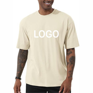 Camiseta de Manga Corta para Hombre, Cuello Redondo, Color Azul Marino, con Logotipo Blanco Estampado, Corte Regular, Tejido de Punto Jersey, 100% Algodón - Product Image 2
