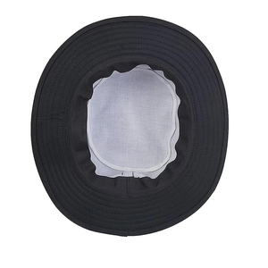 Unisex Solid <b>Navy</b> Blue Wide Brim <b>Hat</b> Polyester Canvas Casual Outdoor Spring Summer Adult Fit 56-58CM - Product Image 5