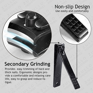 OEM 16 Piece Stainless Steel <b>Manicure</b> Pedicure <b>Kit</b> Premium Nail Clipper Grooming Set Travel Case Custom Logo - Product Image 2