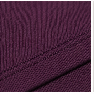 เสื้อยืดแขนสั้นคอเต่าสีม่วงพลัมสำหรับผู้หญิง WTS-0008 - Product Image 6
