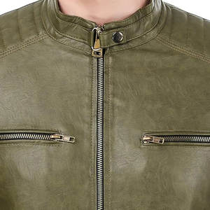 Nouvelle veste en cuir pour homme, cousue, avec logo/couleurs personnalisées, anti-rides, respirante, qualité supérieure, à prix avantageux - Product Image 5