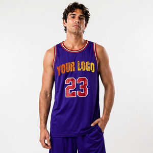 Maillot de basket multicolore sans manches pour l'entraînement sur le terrain et les matchs de compétition - Product Image 5