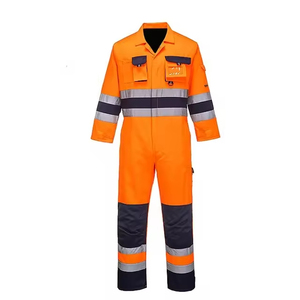Gilet de travail antistatique en polyester fluorescent, certifié CE, avec logo personnalisé et prix B2B, directement de l'usine. - Product Image 1