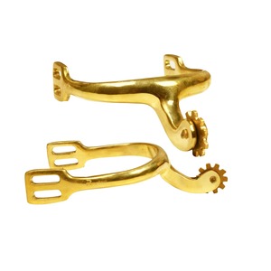 Fabricante Profesional de Espuelas de Acero Inoxidable para Carreras Ecuestres, Espuelas Españolas Personalizadas, Duraderas y Antideslizantes para Jinete - Product Image 1