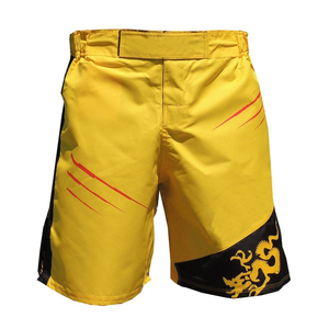 Unisex MMA <b>Grappling</b> <b>Shorts</b> for Martial Arts-Spandex/Polyester 240g Quick Dry Breathable Digital Print Seamless Fusing Loose Fit - Product Image 6