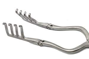 Clip orthopédique chirurgical à ressort auto-serrant en acier inoxydable de 200 mm pour traumatologie, type machine à source d'alimentation - Product Image 6