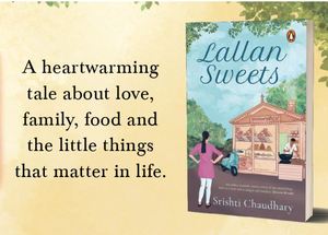 Lallan Sweets, édition brochée de Srishti Chaudhary, roman broché best-seller, histoire émouvante sur l'amour, la famille, la nourriture et le quotidien. - Product Image 2