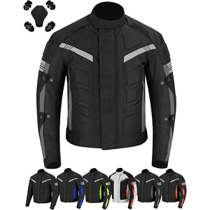 Chaqueta de Motocicleta para Hombre SAMROZ SPORTS, Impermeable, con Protección CE, para Motociclistas, Abrigo Protector para Hombre - Product Image 1