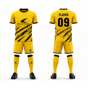 Camiseta de Fútbol para Hombre, Cuello Redondo, Sublimación Completa, Manga Corta, Elástica en Cuatro Direcciones, Transpirable, Ecológica, Ajuste Atlético - Product Image 3