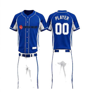 Low MOQ Custom Color Anti-Bacterial 100% Polyester Wholesale Latest Design Professional Quality Comfortable <b>Baseball</b> Uniform <b>Set</b> - Product Image 6