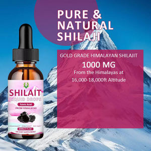 Gotas líquidas de shilajit del Himalaya natural OEM y ODM con extracto de maca de raíz de cúrcuma de ginseng, admite energía, resina de shilajit de 1000mg - Product Image 3