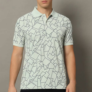 Camiseta Polo para Hombre, Moderna y Cómoda, Corte Ajustado, Color Liso, Diseña Tu Propia Camiseta Polo - Product Image 1