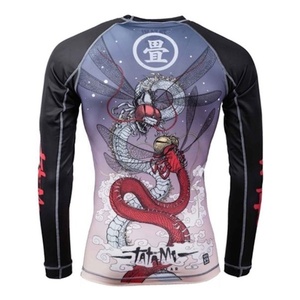 Fight Training Gear Custom Made Men Rash Guard, Customized Design MMA Rash Guard Use For Men's - Product Image 2