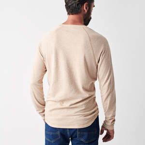 Camiseta Henley de Manga Corta para Hombre, 100% Algodón, Corte Regular Informal, Top de Verano con Impresión Digital Personalizable - Product Image 6