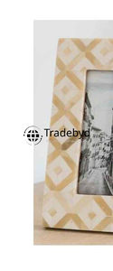 Marco de Fotos con Incrustaciones de Hueso Hecho a Mano, Acabado Brillante de Primera Calidad, Elegante Marco Decorativo para Fotos de Tradebyd - Product Image 3