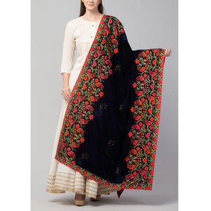 Wholesale High Quality Stylish Women's <b>Shawl</b> Winter Hand <b>Embroidered</b> <b>Shawls</b> Customized Sizes available with OEM Services - Product Image 3