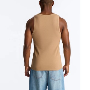 Nuevo Chaleco Deportivo de Algodón para Hombre, de Secado Rápido, Transpirable, con Cuello Redondo, para Gimnasio, Color Blanco, Talla Grande, Hecho en China - Product Image 2
